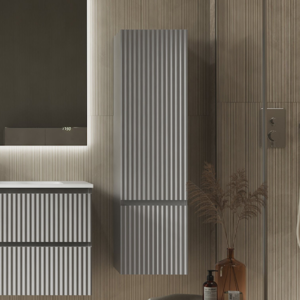 Пенал Костон 120 подвесной Светло-серый