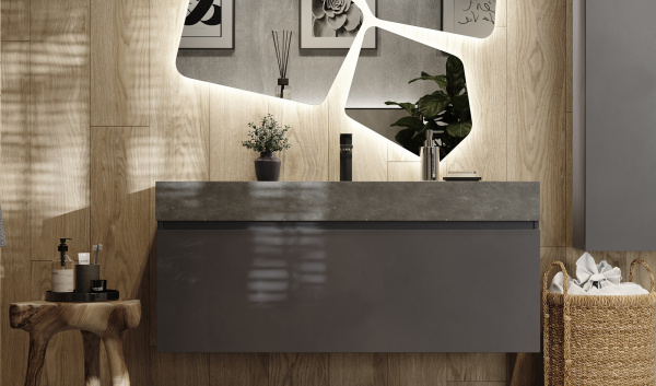 Комплект Facet 120 подвесной, антрацит