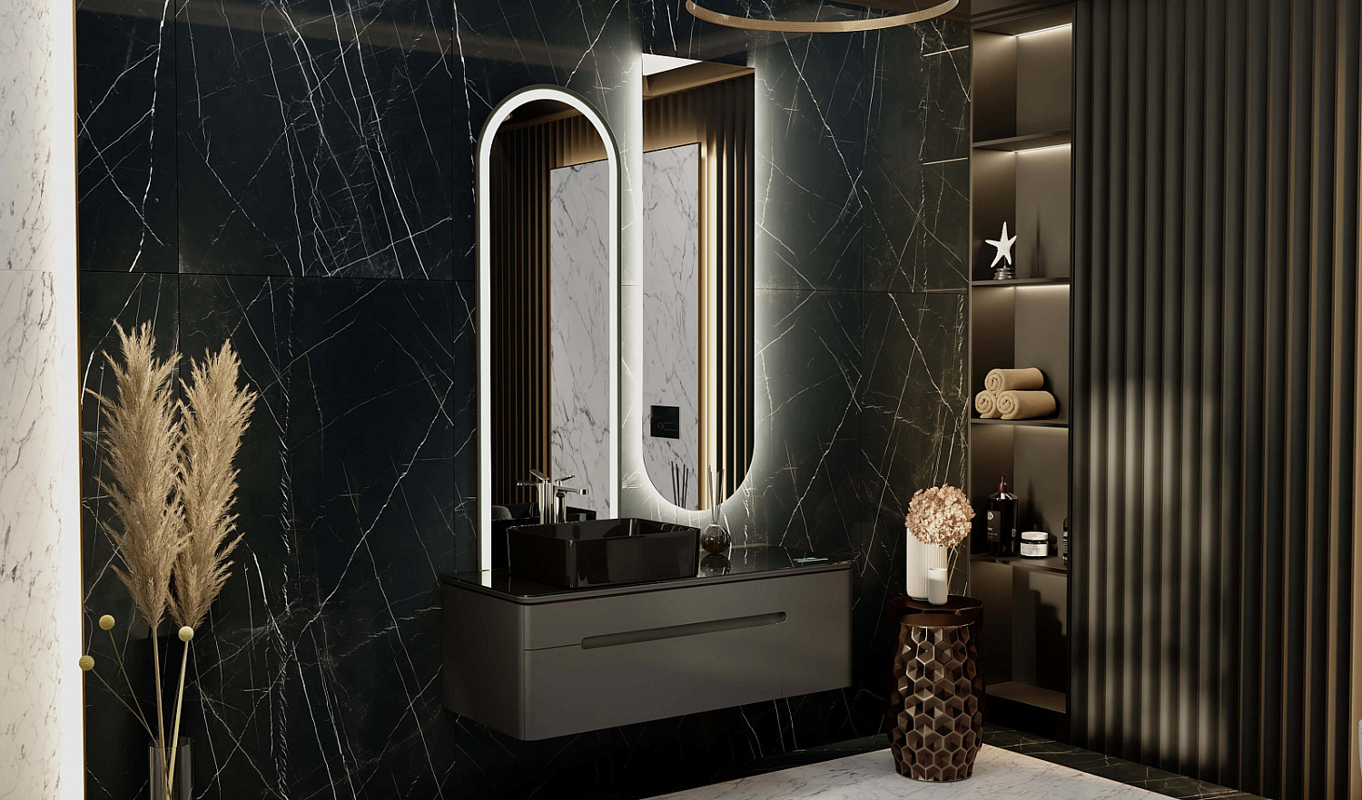 Комплект Shine 120 с Музыкальным Модулем, антрацит