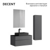 Тумба Decent 80 подвесная Антрацит