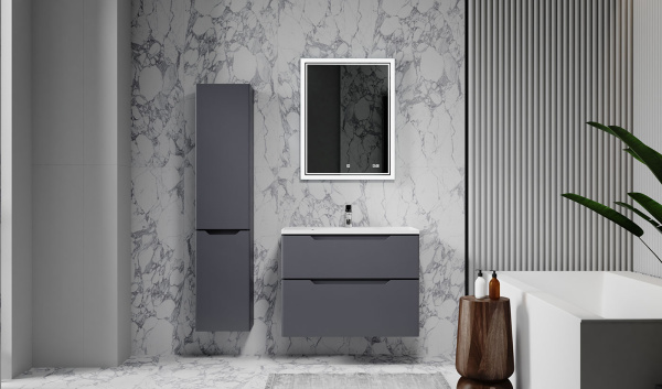 Тумба Вектор 100 подвесная, антрацит