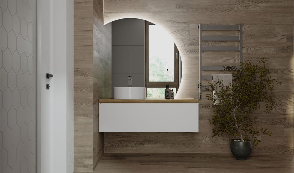 Зеркало Solis new 106 (полукруг)