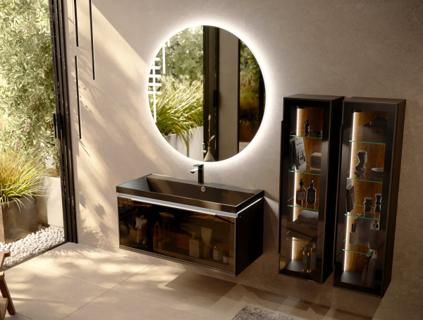 Комплект мебели Notte 100 подвесной Dark Grey