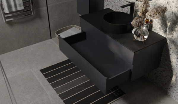 Тумба Decent 100 подвесная Антрацит