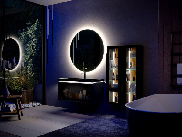 Комплект мебели Notte 100 подвесной Dark Grey