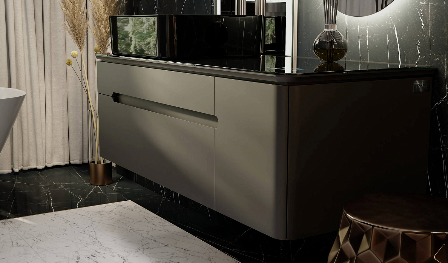 Комплект Shine 120 с Музыкальным Модулем, антрацит