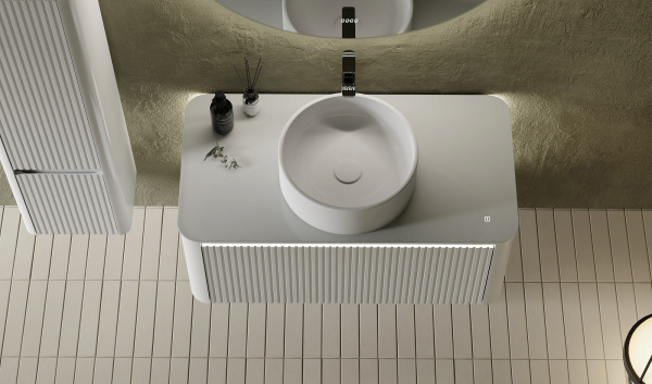 Комплект мебели Lumino 100, подвесной белый