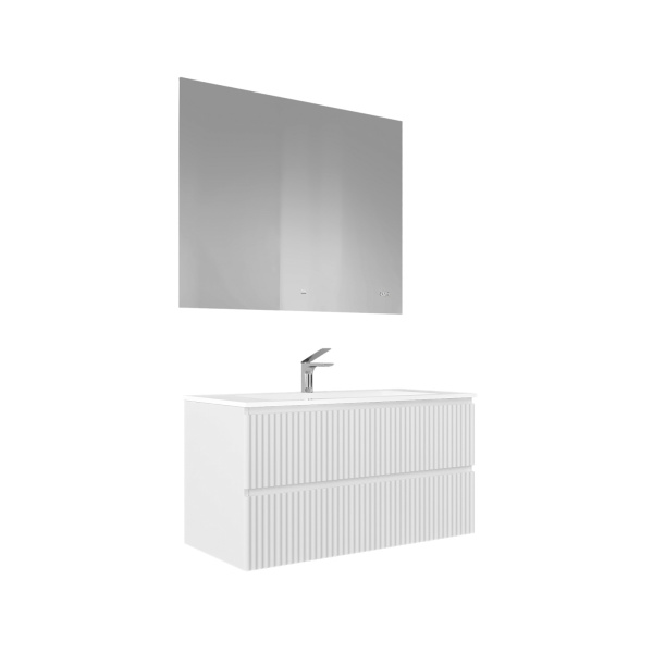 Комплект мебели Костэ 100 подвесной Белый