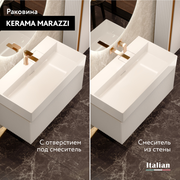 Комплект мебели Филоро 90 подвесной Белый